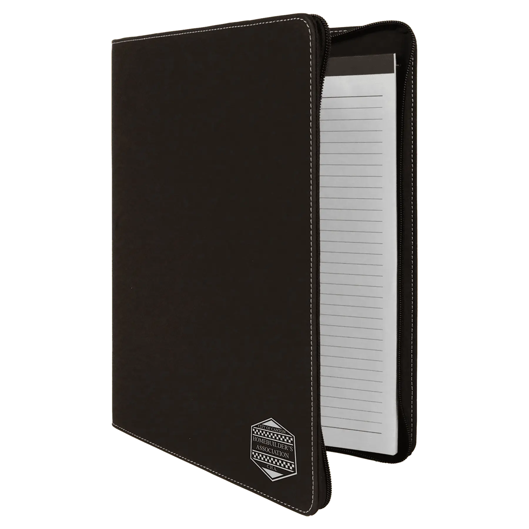Leatherette Portfolio with Notepad - Custom JDS