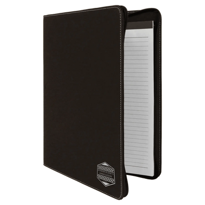 Leatherette Portfolio with Notepad - Custom JDS