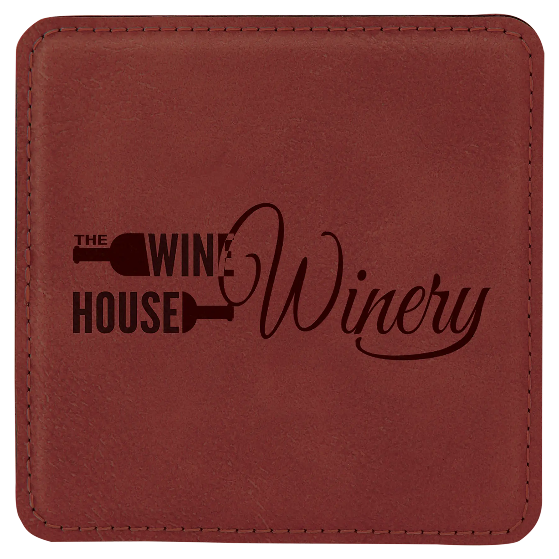 4" Leatherette Coasters (Square or Round) JDS