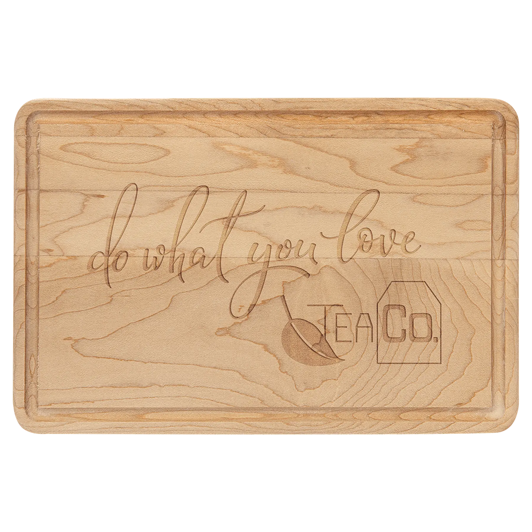Maple Cutting Board with Drip Ring JDS