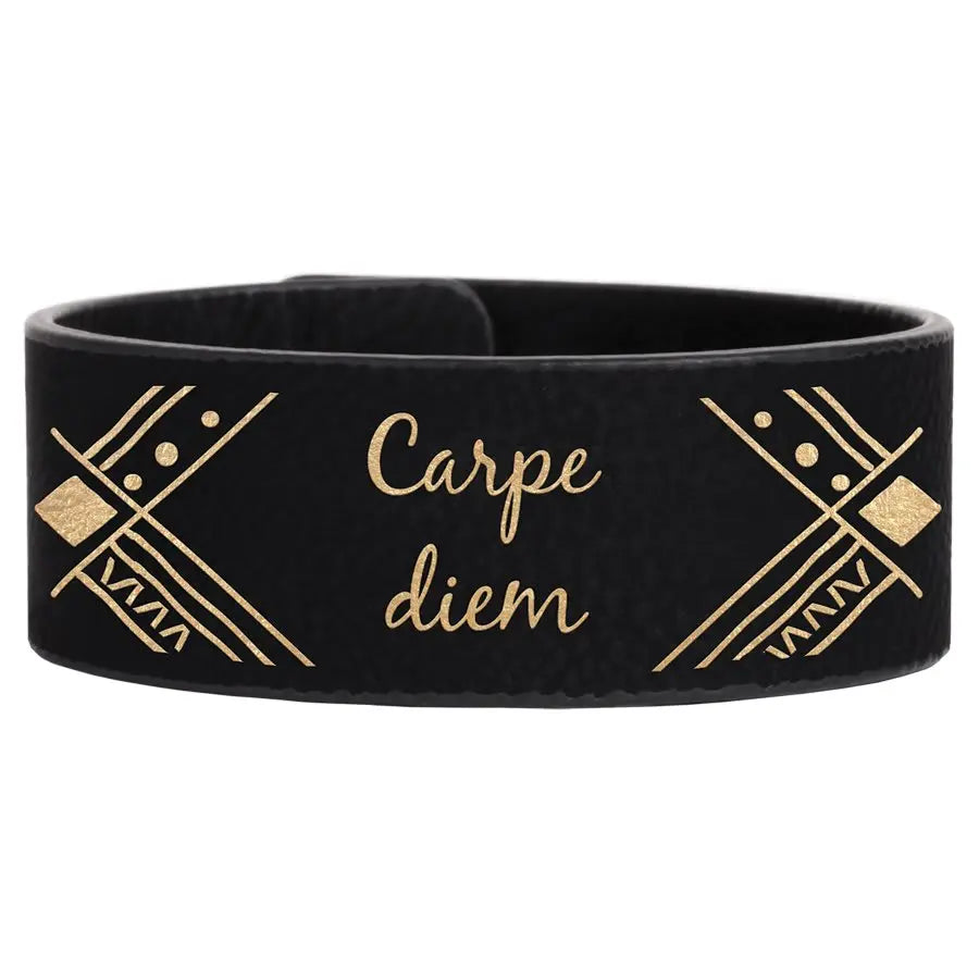 Laserable Leatherette Cuff Bracelet JDS