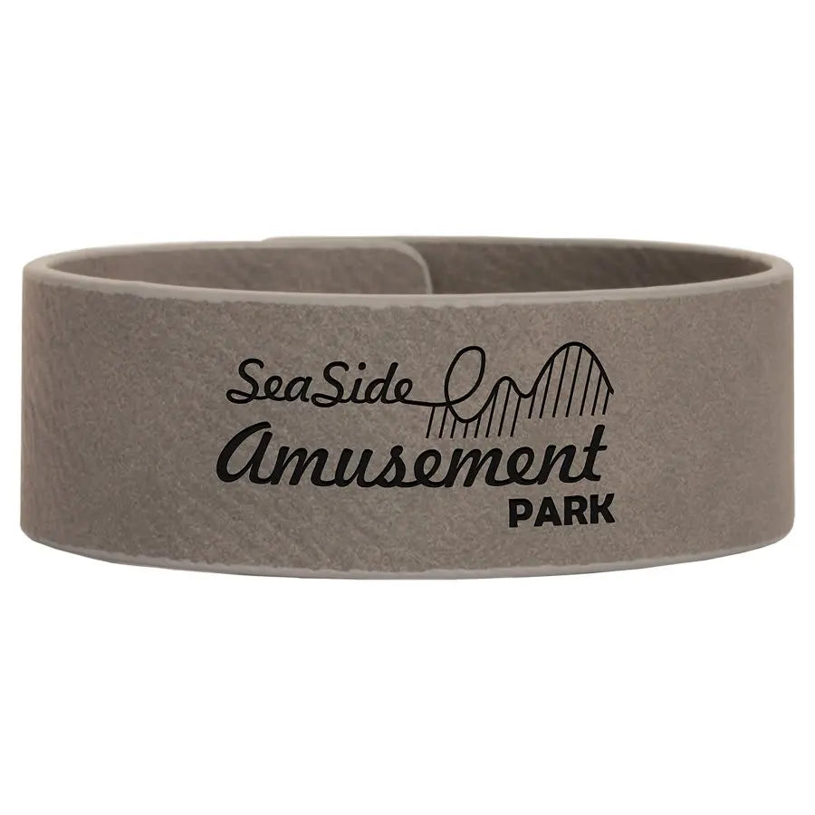 Laserable Leatherette Cuff Bracelet JDS