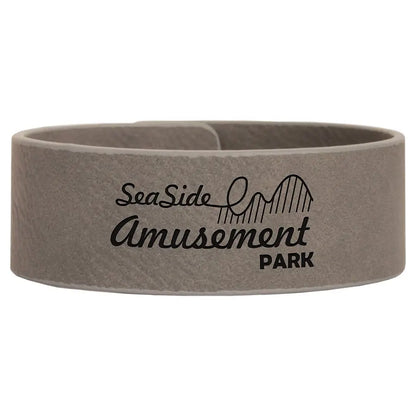 Laserable Leatherette Cuff Bracelet JDS