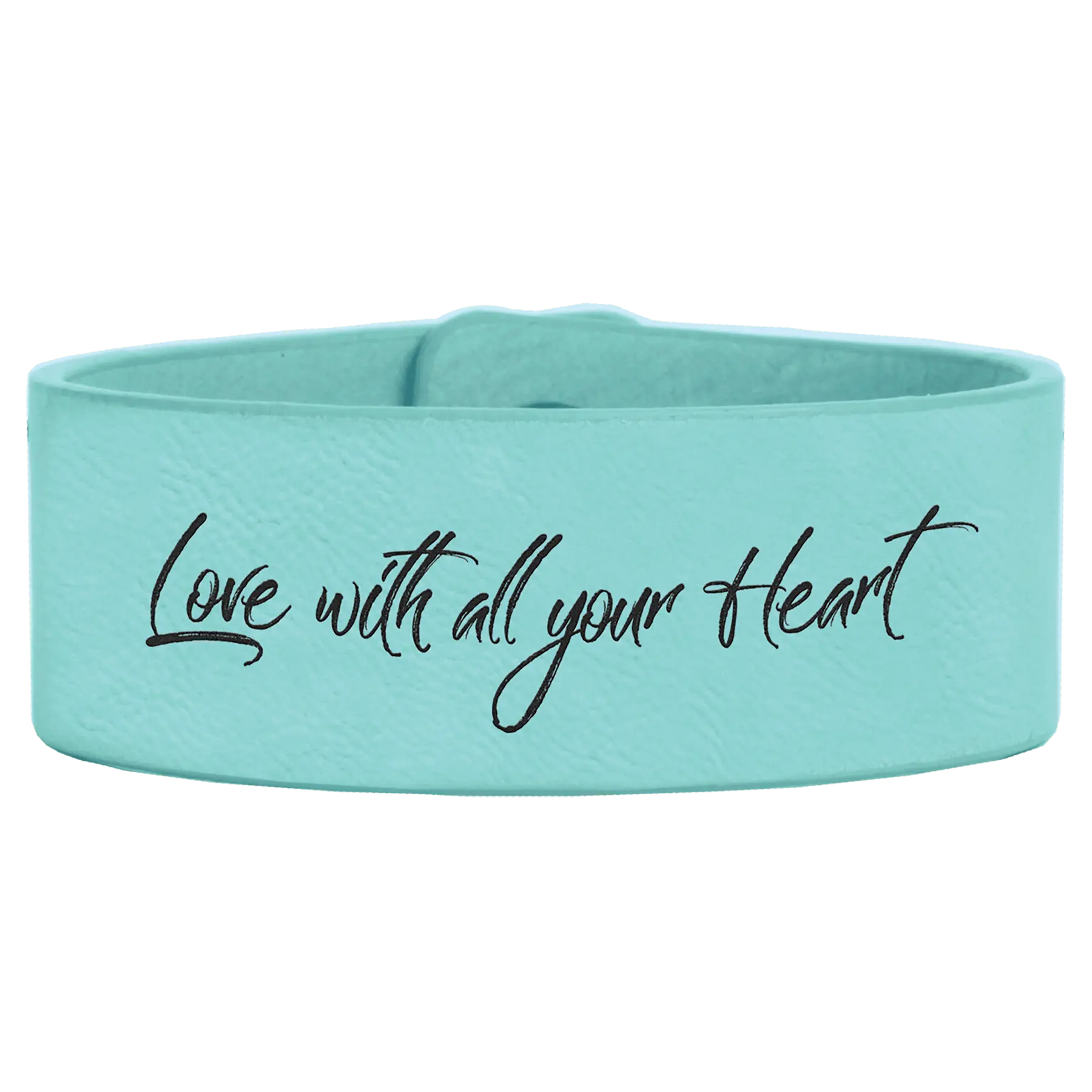 Laserable Leatherette Cuff Bracelet JDS