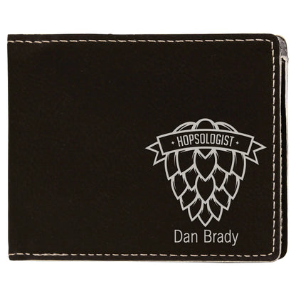 Leatherette Bifold Wallet - Custom JDS