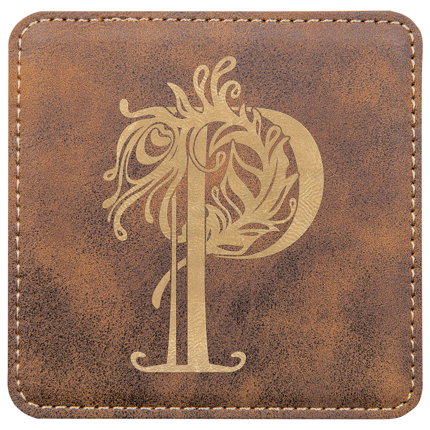 4" Leatherette Coasters (Square or Round) JDS