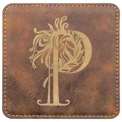 4" Leatherette Coasters (Square or Round) JDS