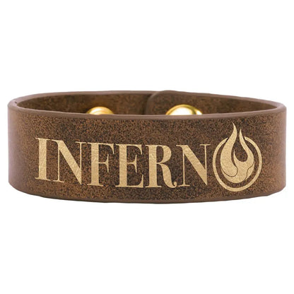 Laserable Leatherette Cuff Bracelet JDS