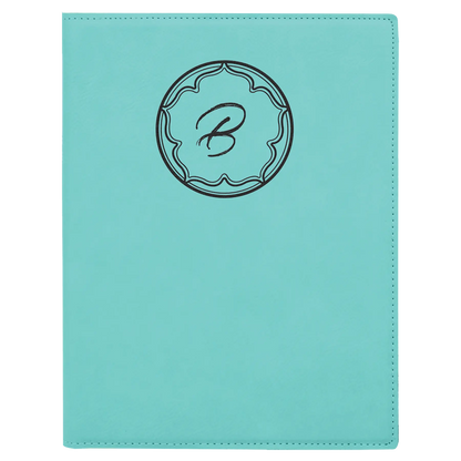 Leatherette Portfolio with Notepad - Custom JDS