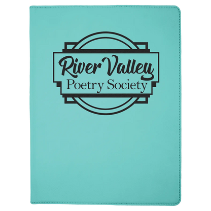 Leatherette Portfolio with Notepad - Custom JDS