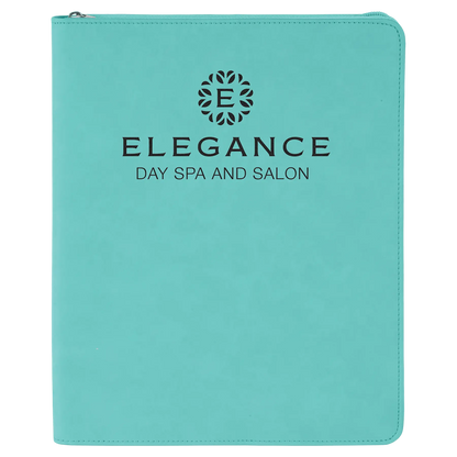Leatherette Portfolio with Notepad - Custom JDS