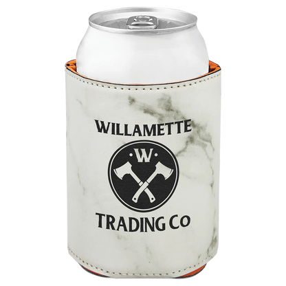 Leatherette Beverage Holder - 3 3/4" - Custom JDS