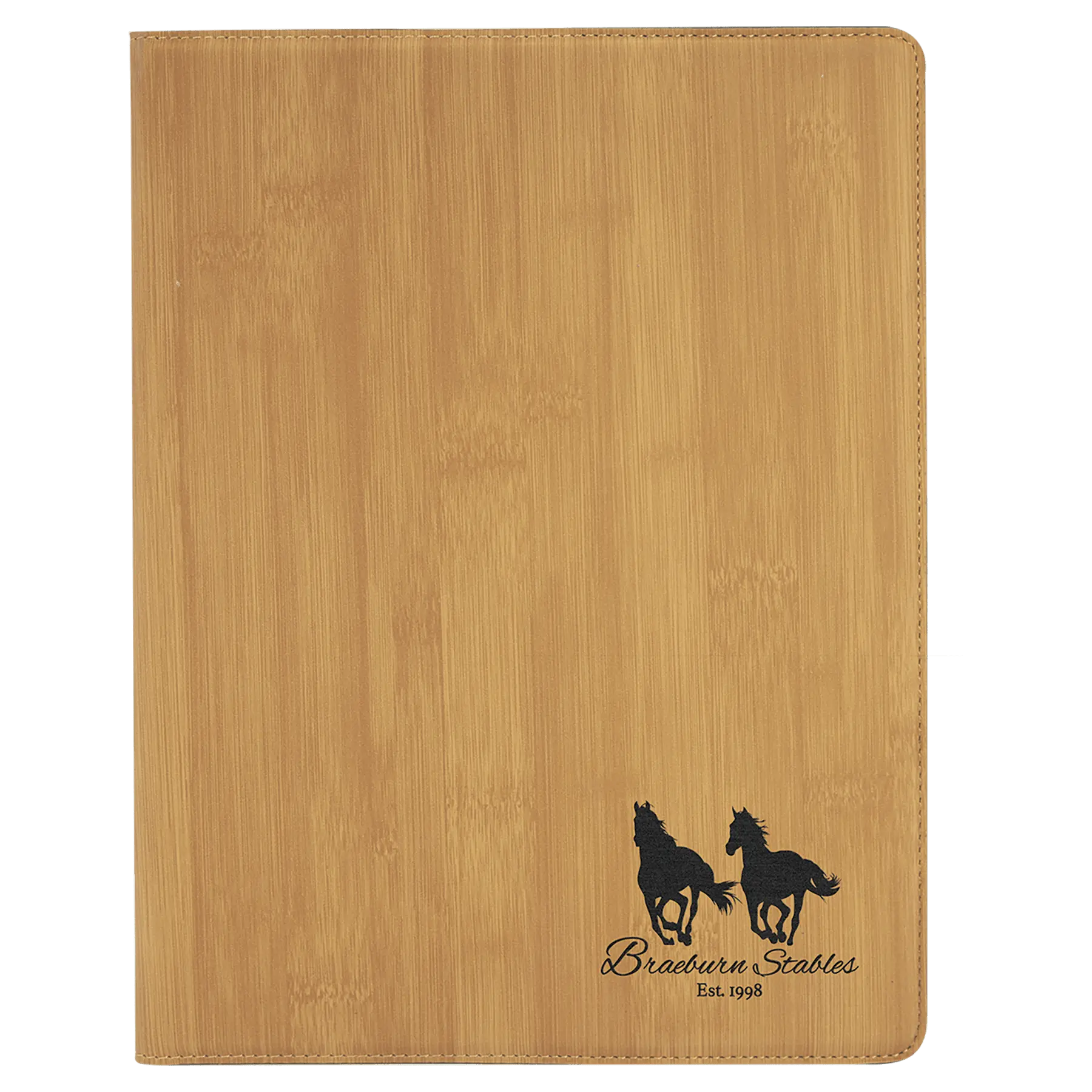 Leatherette Portfolio with Notepad - Custom JDS