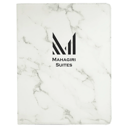 Leatherette Portfolio with Notepad - Custom JDS