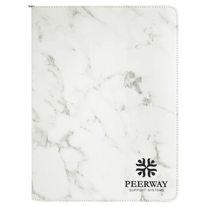 Leatherette Portfolio with Notepad - Custom JDS