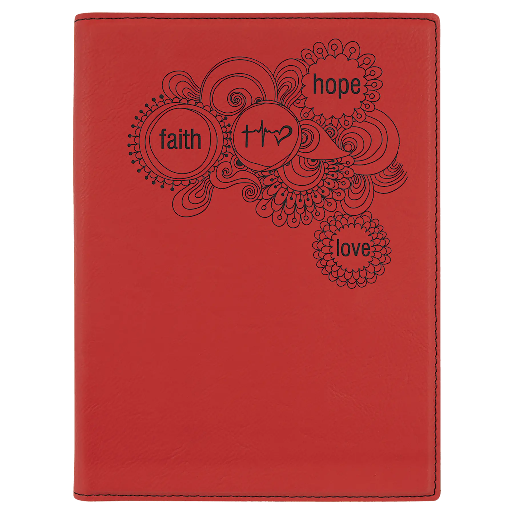 Leatherette Portfolio with Notepad - Custom JDS