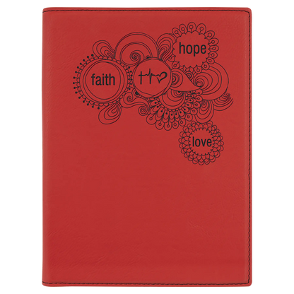 Leatherette Portfolio with Notepad - Custom JDS