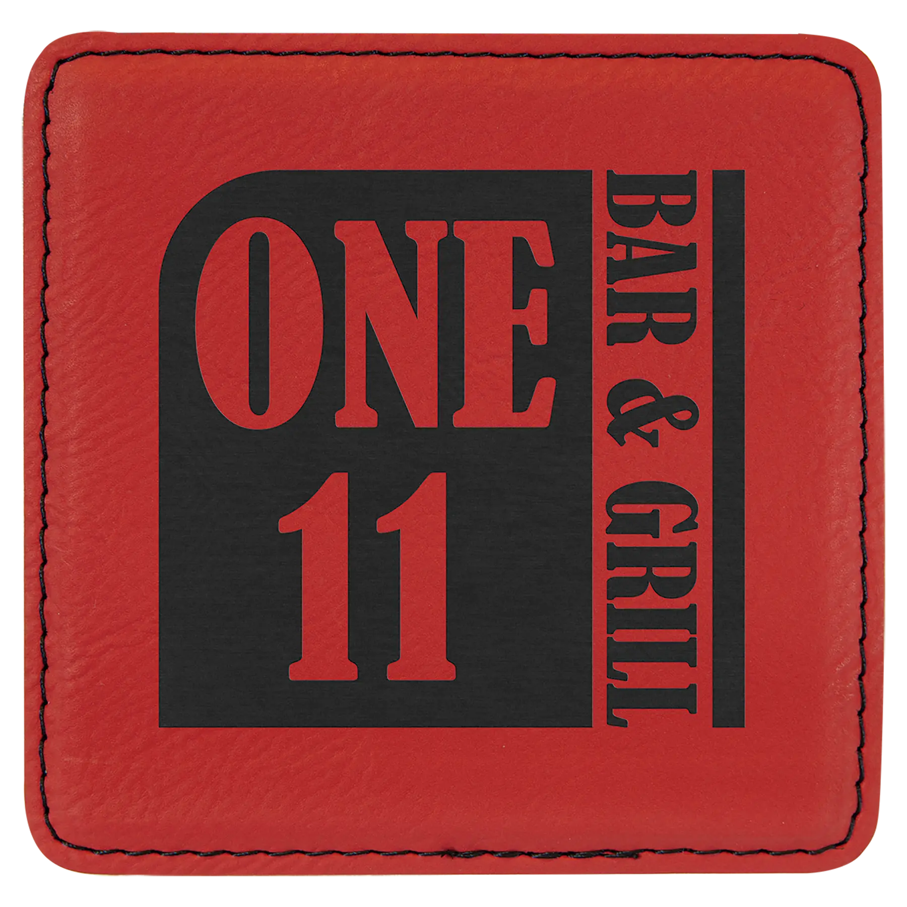4" Leatherette Coasters (Square or Round) JDS
