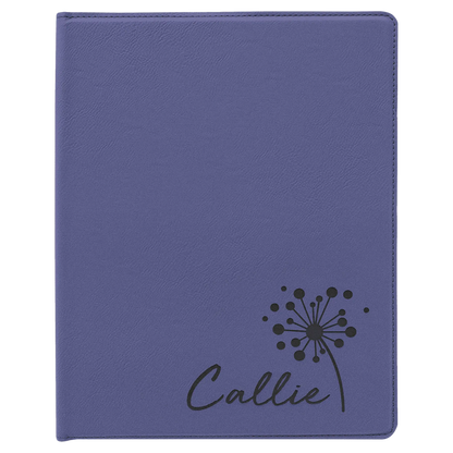 Leatherette Portfolio with Notepad - Custom JDS
