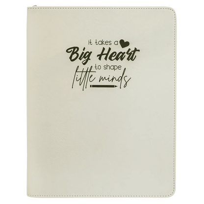 Leatherette Portfolio with Notepad - Custom JDS