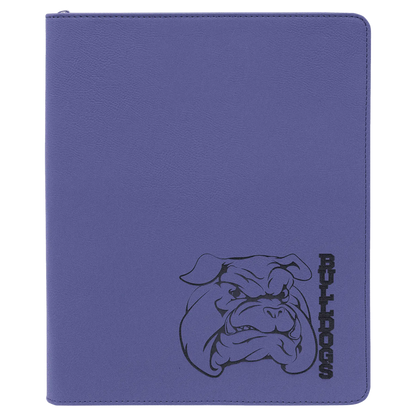 Leatherette Portfolio with Notepad - Custom JDS