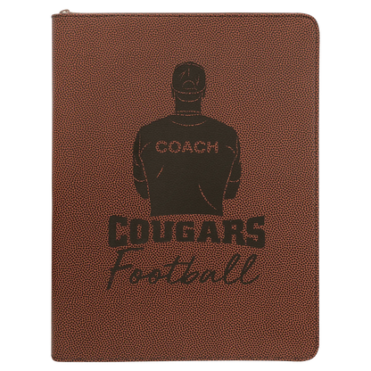 Leatherette Portfolio with Notepad - Custom JDS