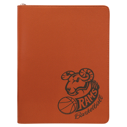 Leatherette Portfolio with Notepad - Custom JDS