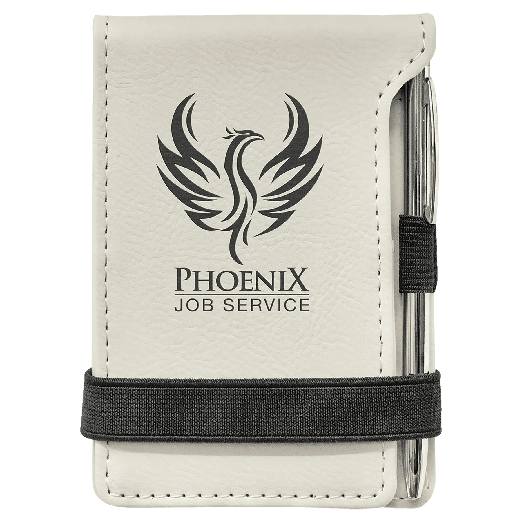 Leatherette Journal/Notepad - Custom JDS