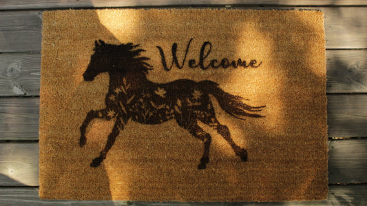 Coir Welcome Mat - Beacon Laser Creations LLC