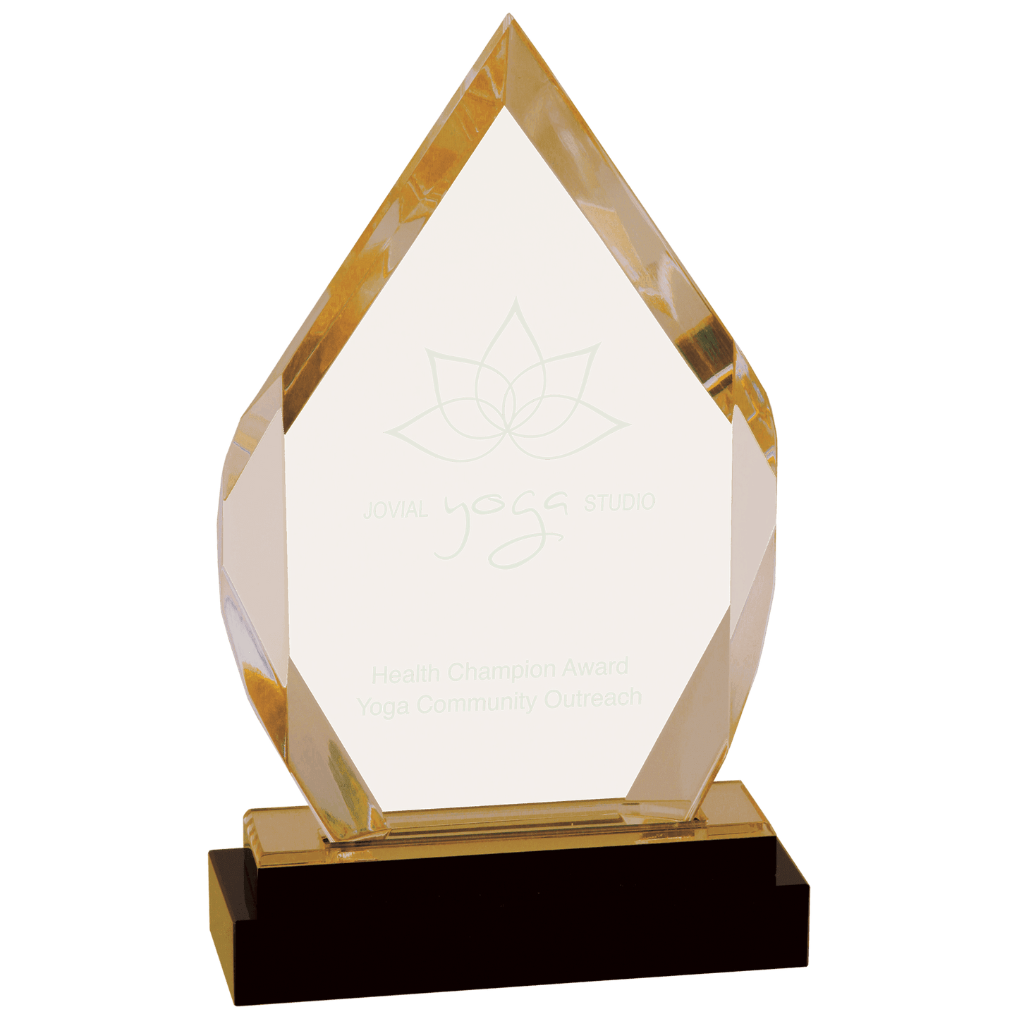 Fusion Diamond Impress Acrylic Award