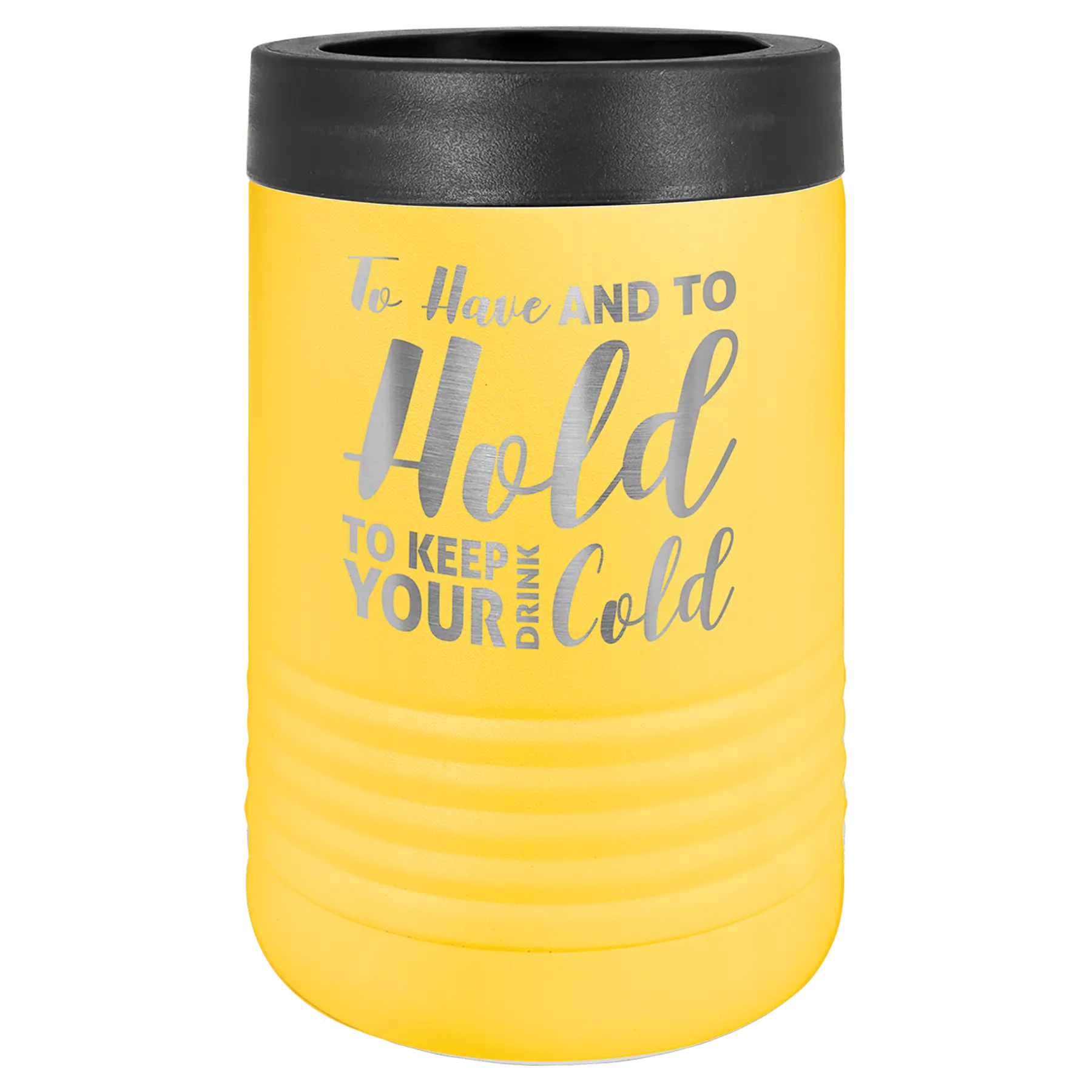 Beverage Holder/Can Cooler - Stainless Steel Vacuum Insulated - Custom JDS