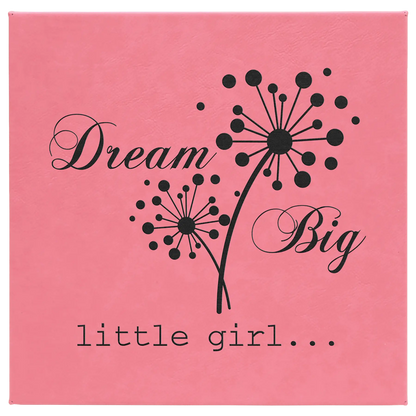 Laserable Leatherette Wall Decor with Sawtooth Hanger JDS