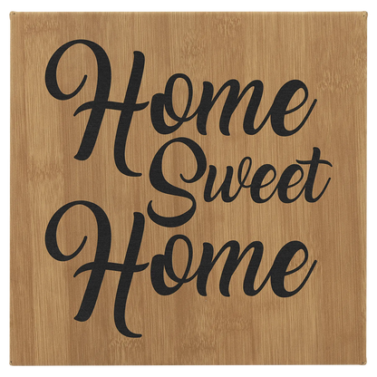 Laserable Leatherette Wall Decor with Sawtooth Hanger JDS