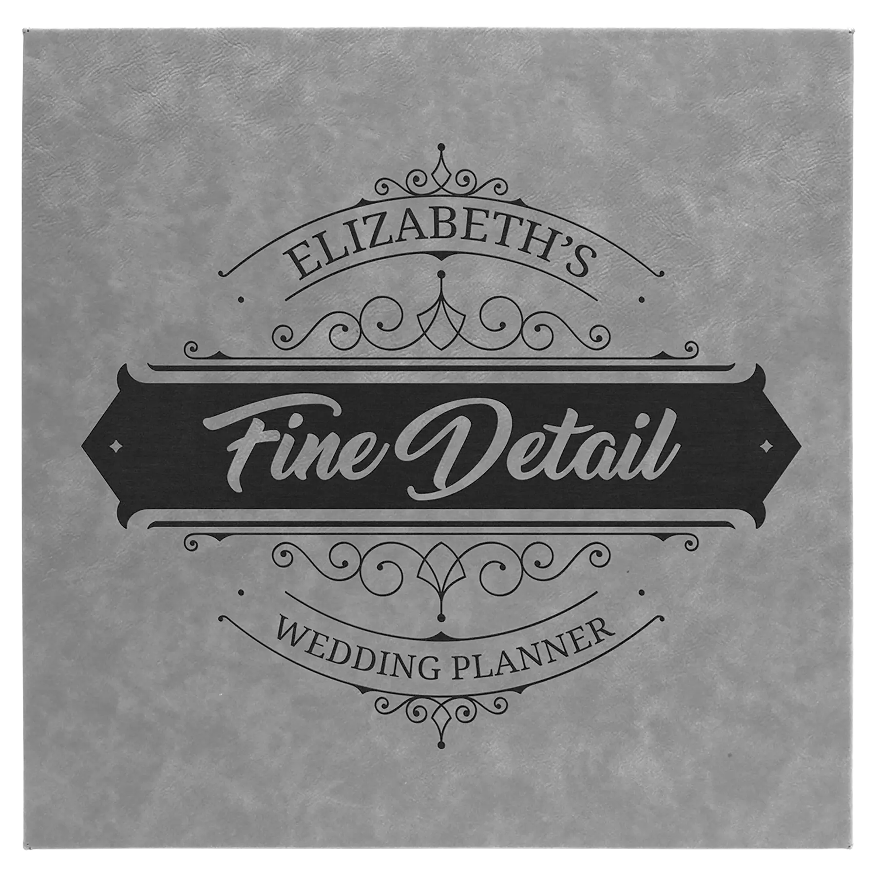 Laserable Leatherette Wall Decor with Sawtooth Hanger JDS