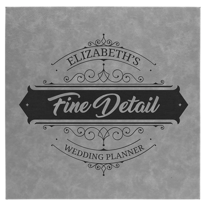 Laserable Leatherette Wall Decor with Sawtooth Hanger JDS