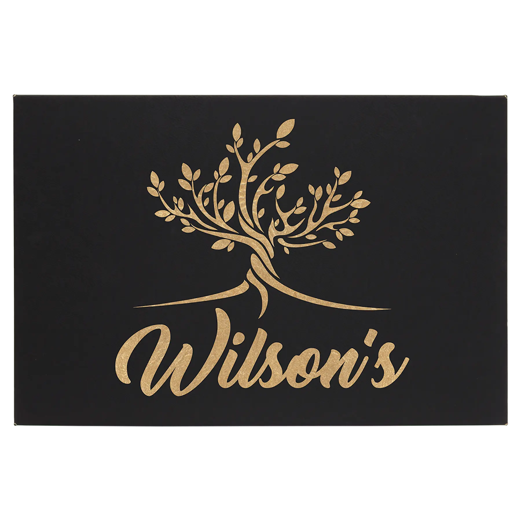 Laserable Leatherette Wall Decor with Sawtooth Hanger JDS