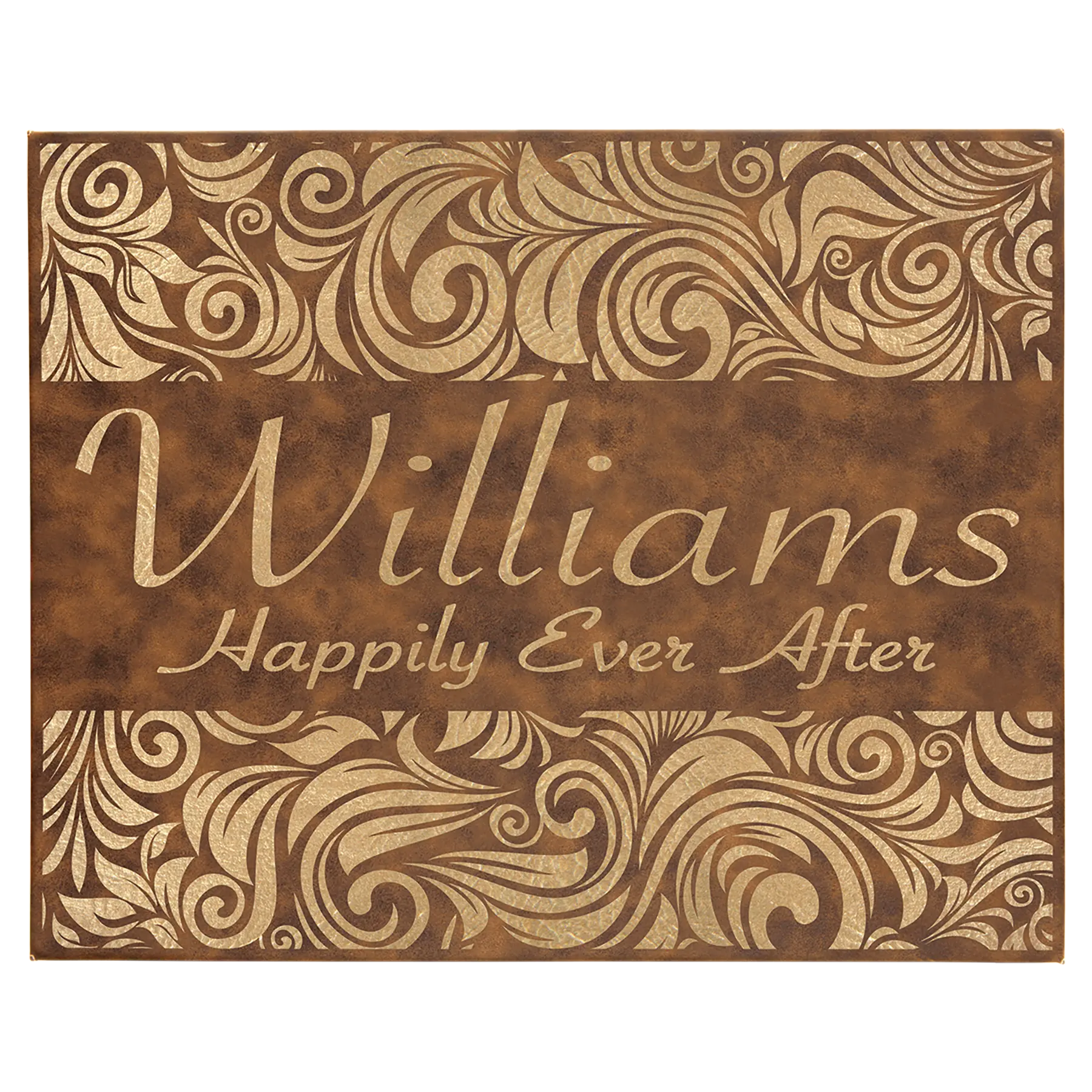 Laserable Leatherette Wall Decor with Sawtooth Hanger JDS