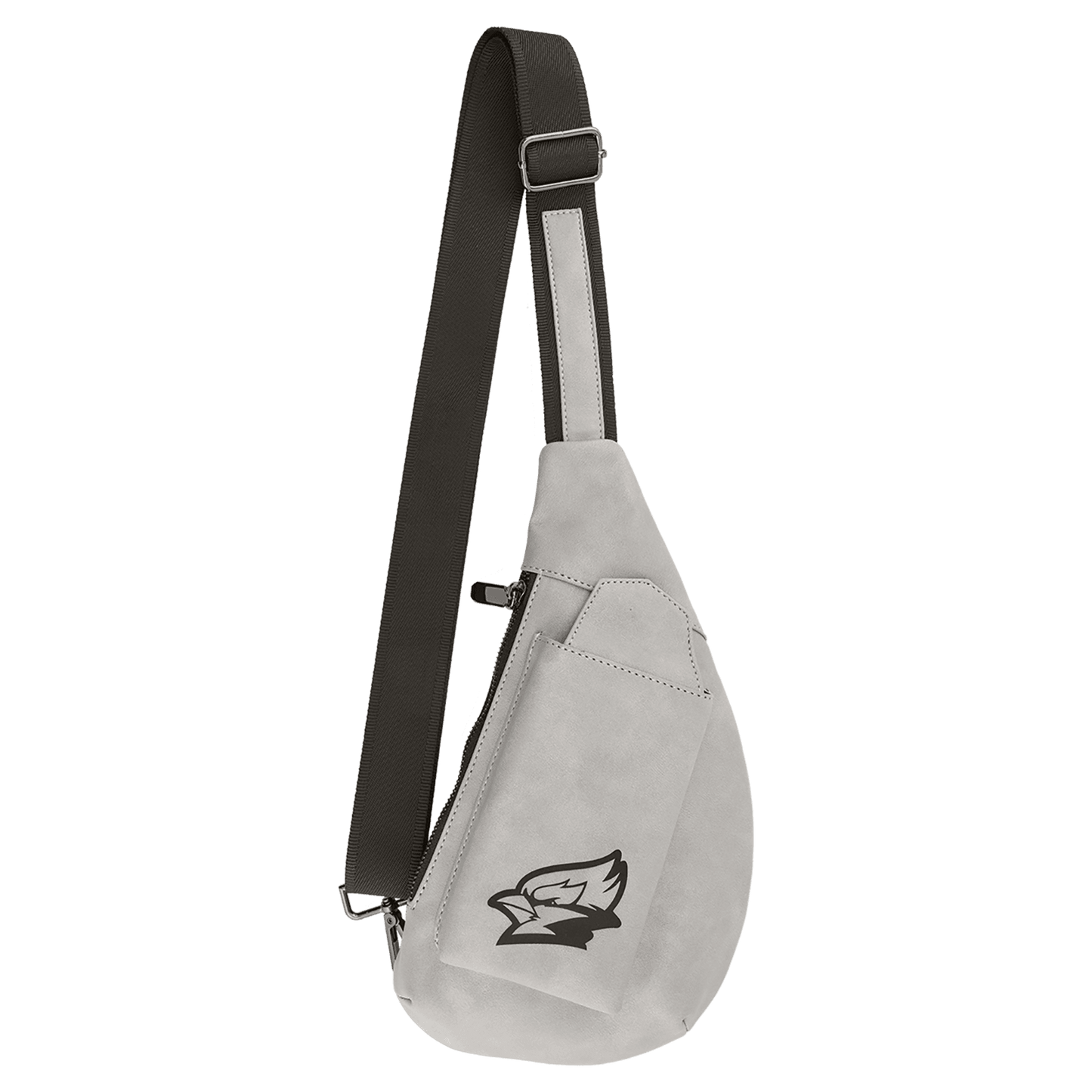 Crescent Bag - Light Gray - Laserable Leatherette - Smalltown Connetchin