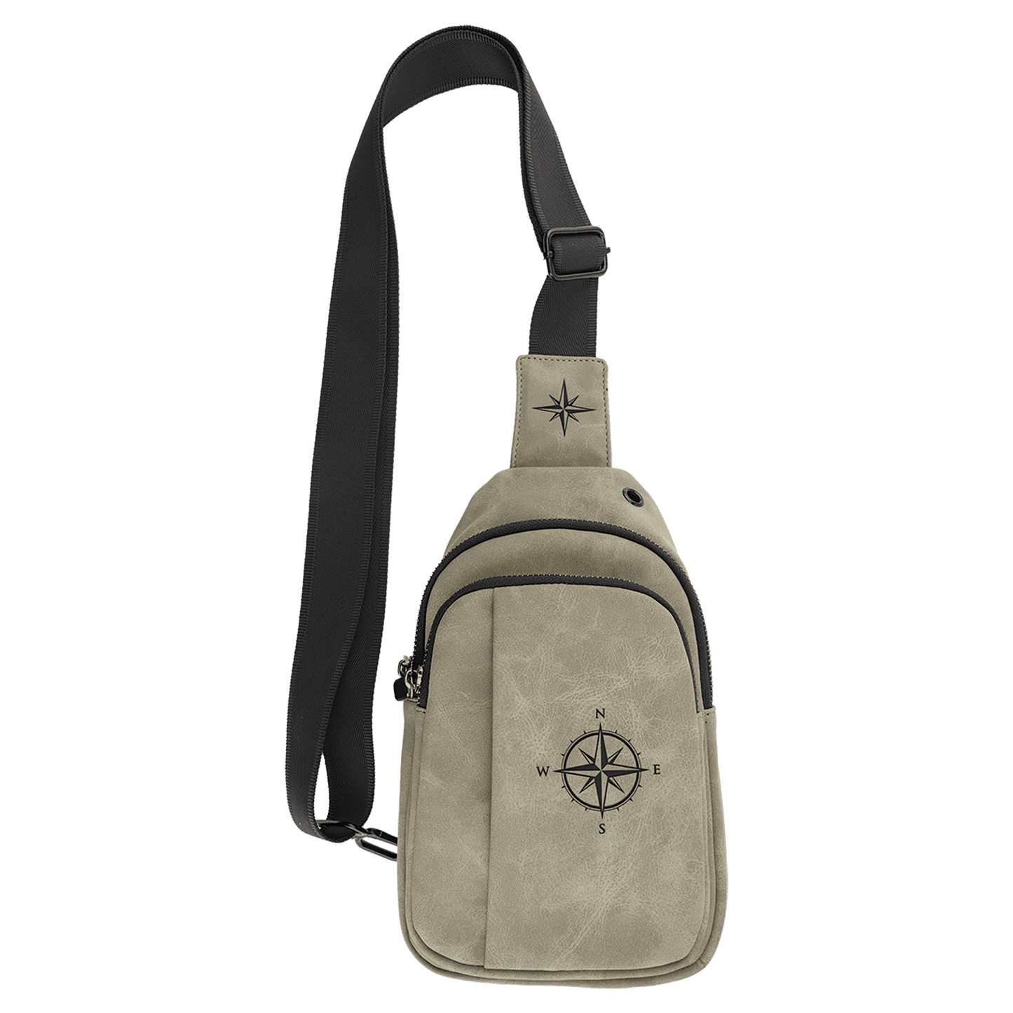 Explorer Crossbody Bag - Light Green - Laserable Leatherette - Smalltown Connetchin