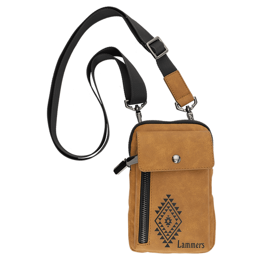 Urban Crossbody Bag - Light Brown - Laserable Leatherette - Smalltown Connetchin