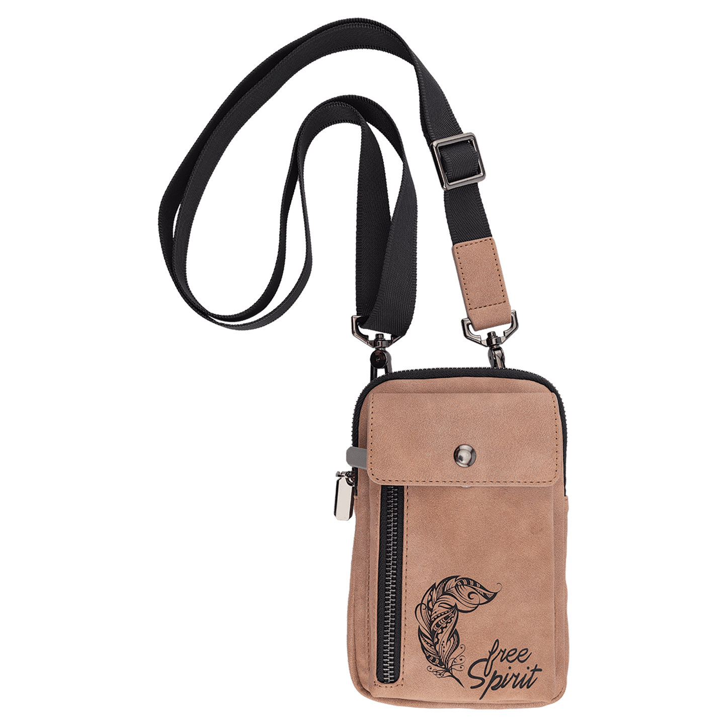 Urban Crossbody Bag - Blush - Laserable Leatherette - Smalltown Connetchin