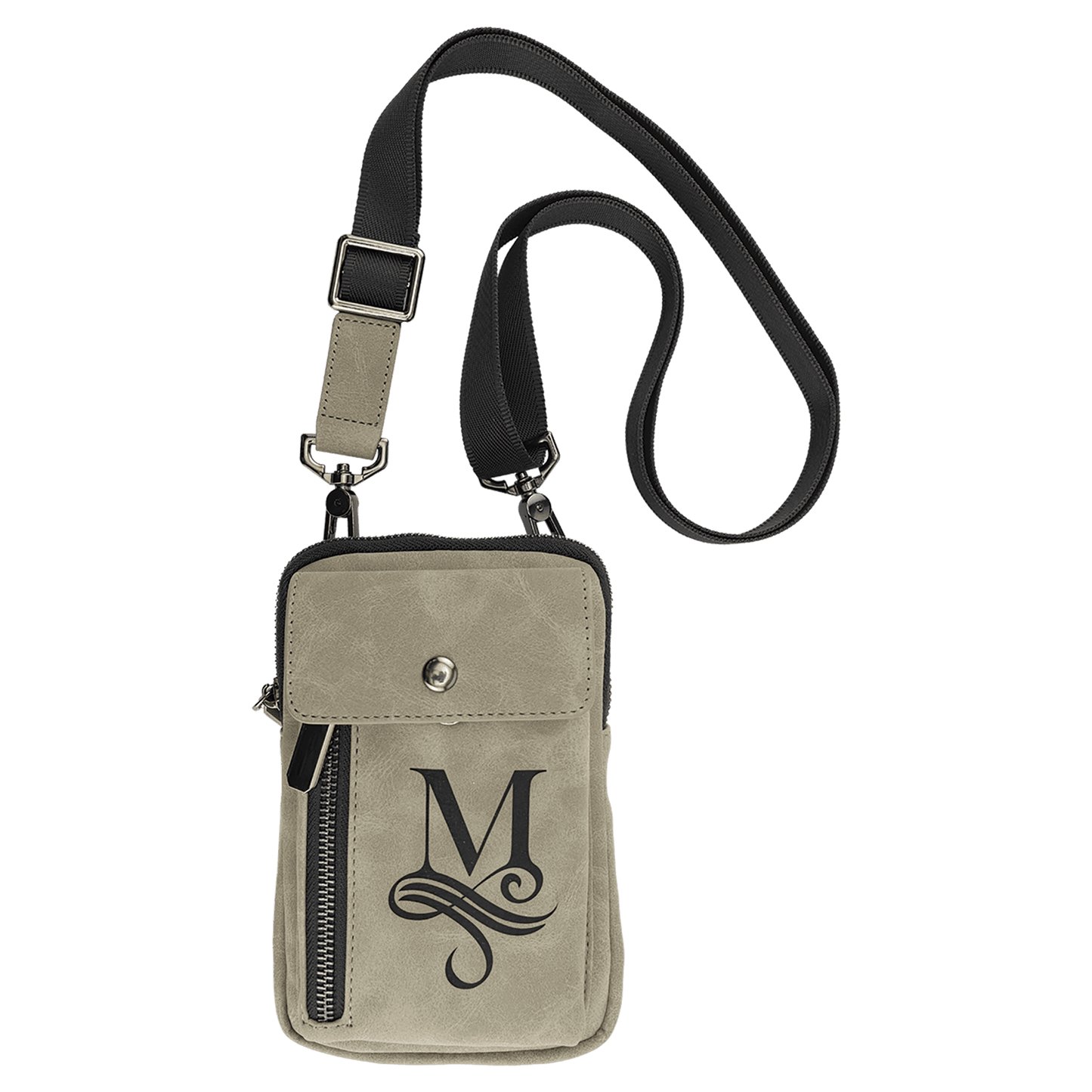 Urban Crossbody Bag - Light Green - Laserable Leatherette - Smalltown Connetchin