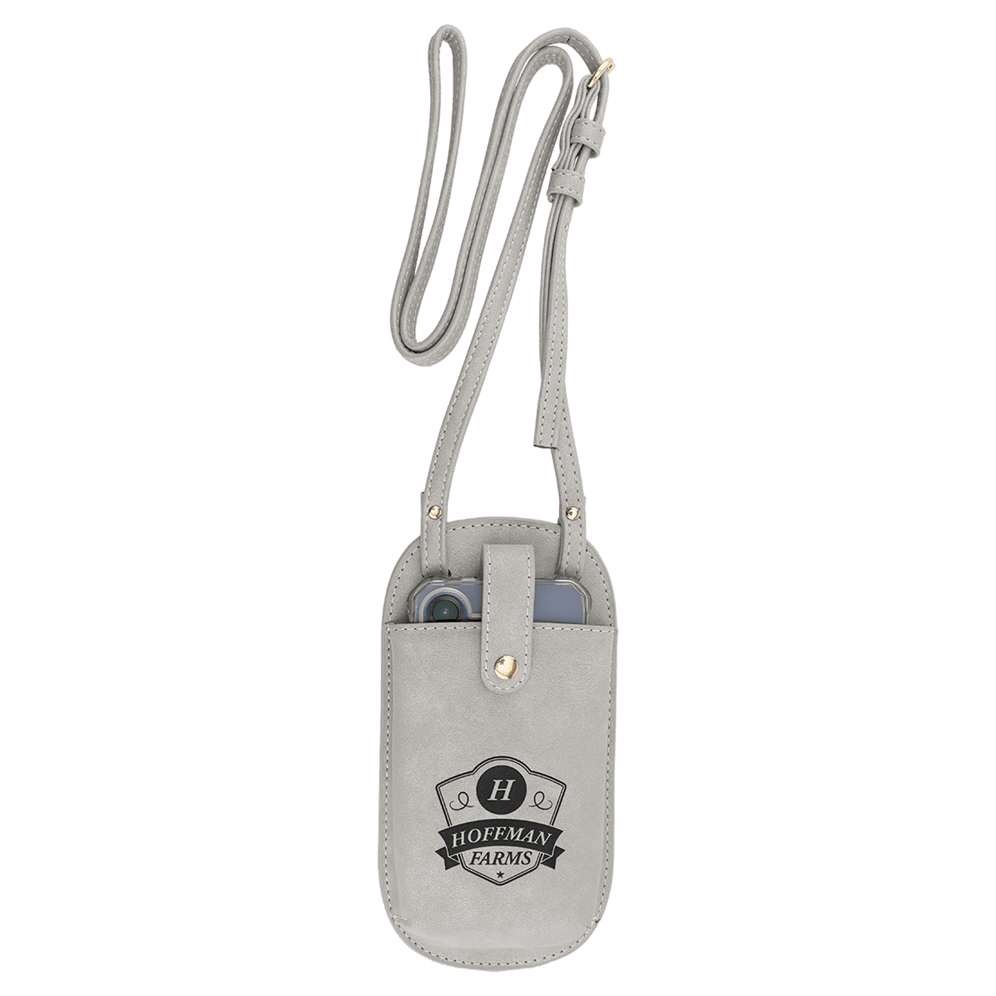 Essential Crossbody Bag - Light Gray - Laserable Leatherette - Smalltown Connetchin