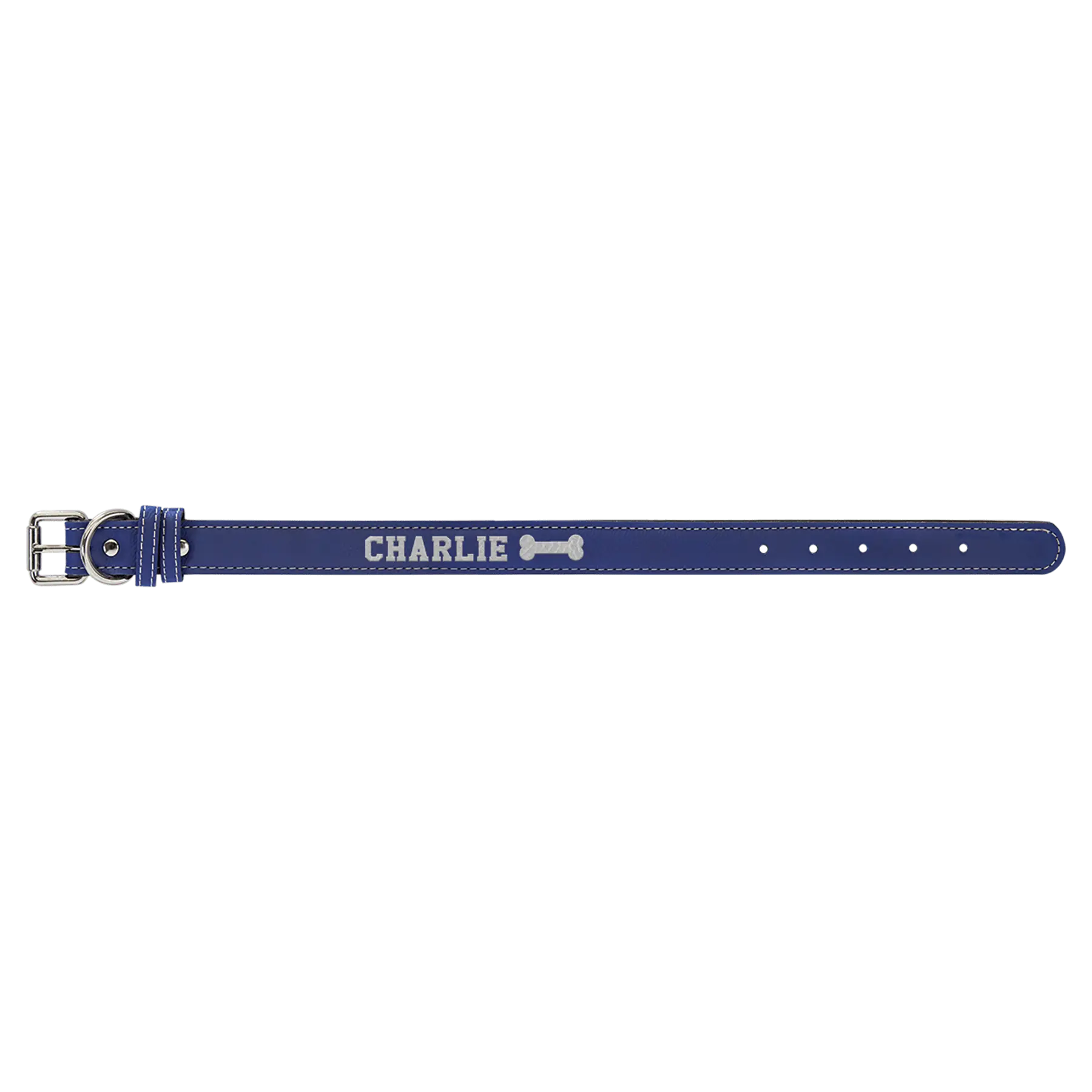 Dog Collar - Small 15" x 3/4" Leatherette - Custom JDS