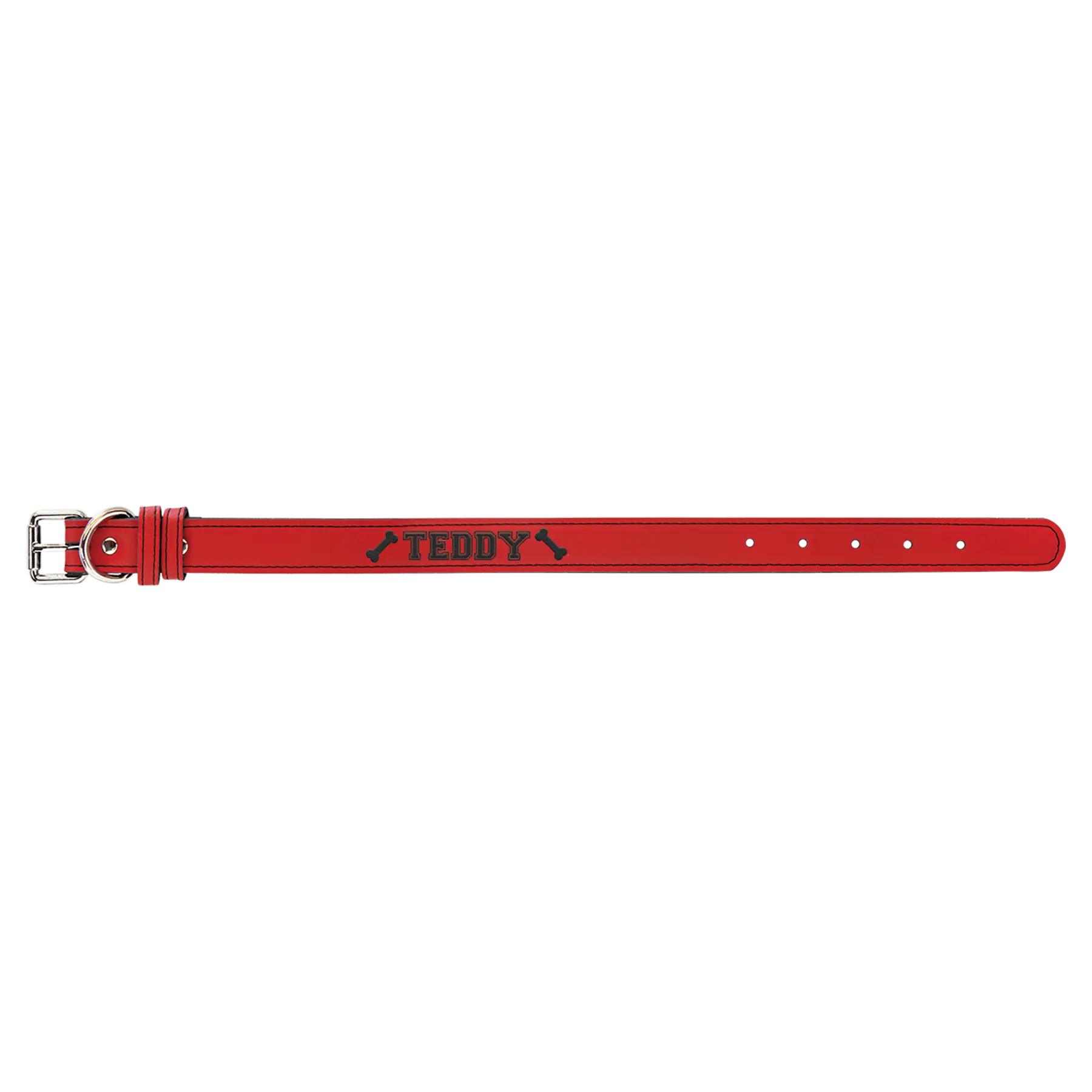 Dog Collar - Small 15" x 3/4" Leatherette - Custom JDS