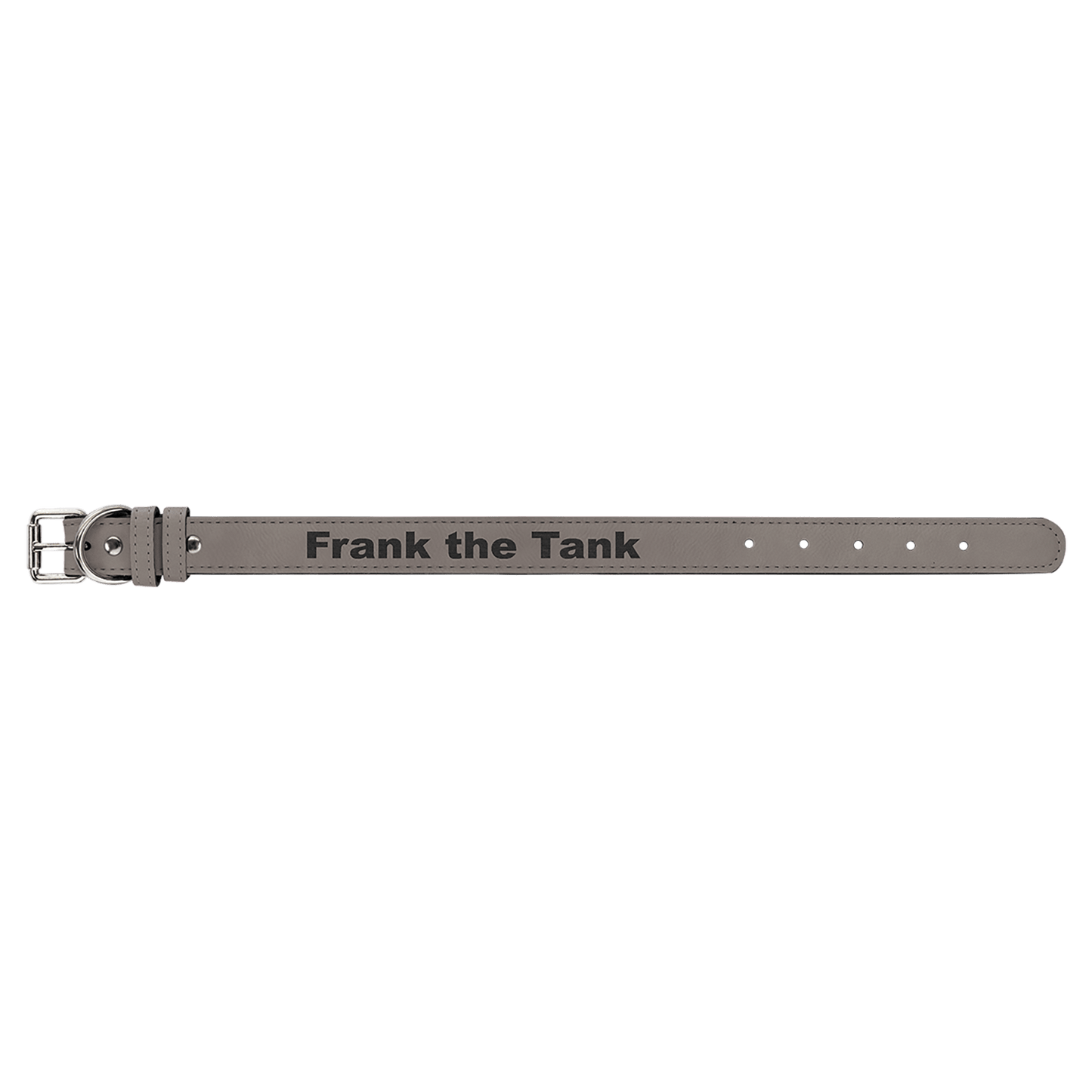 Dog Collar - Medium 19" x 1" Leatherette - Custom