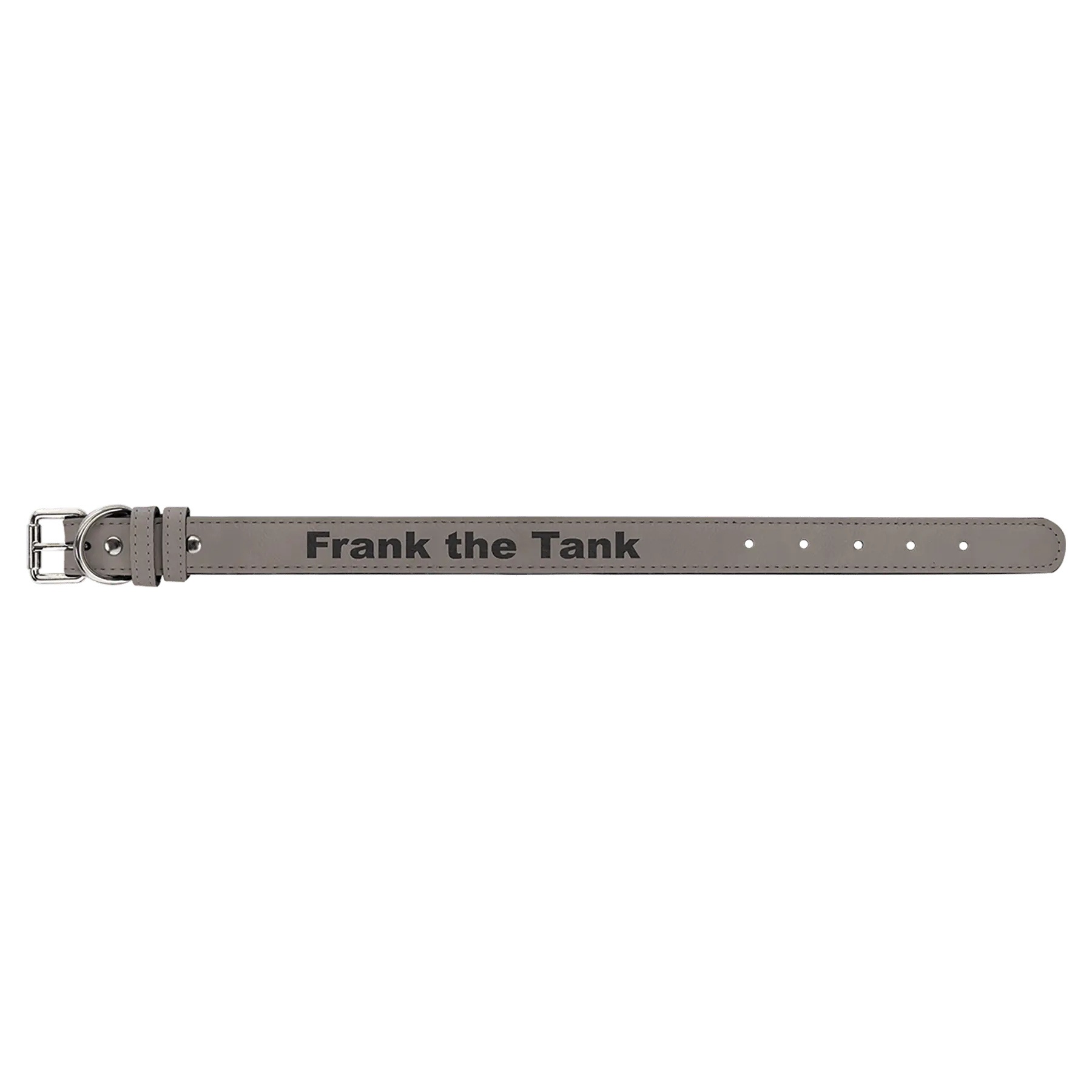 Dog Collar - Medium 19" x 1" Leatherette - Custom JDS
