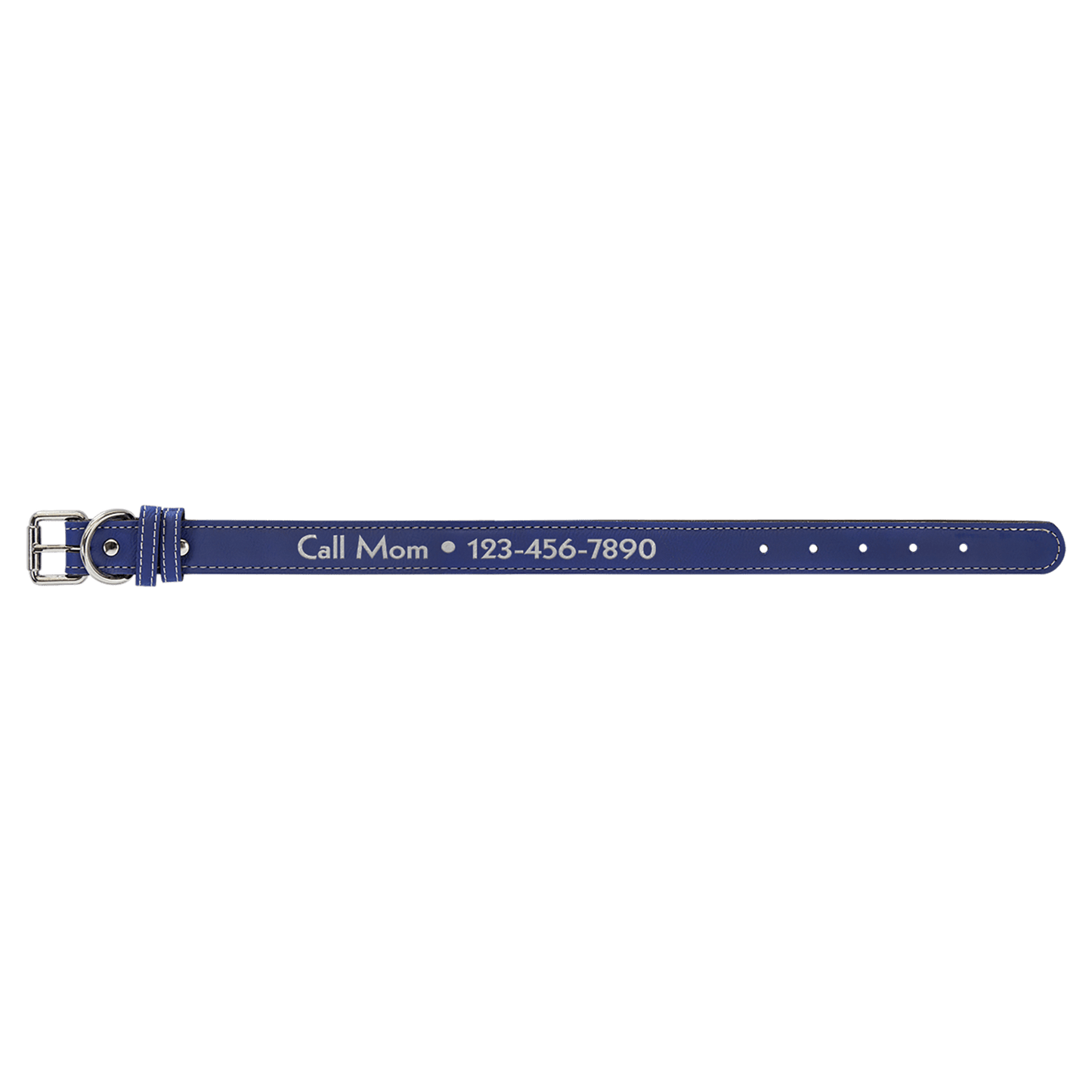 Dog Collar - Medium 19" x 1" Leatherette - Custom