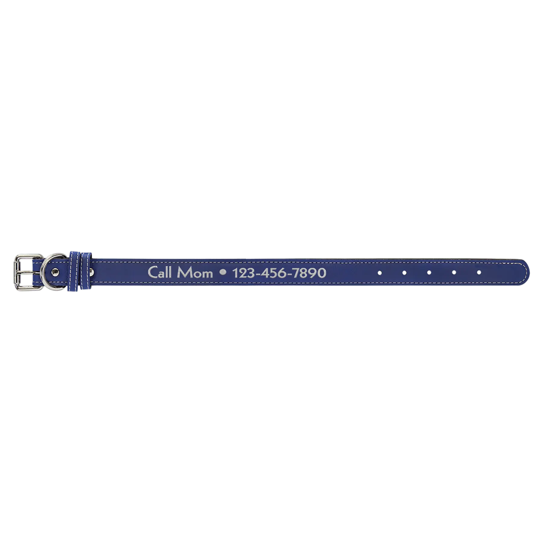 Dog Collar - Medium 19" x 1" Leatherette - Custom JDS