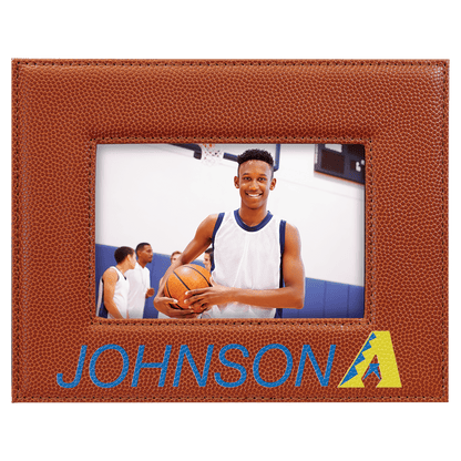 Photo Frame 4" x 6" Leatherette - Custom